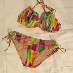 victoria’s secret multicolored bikini